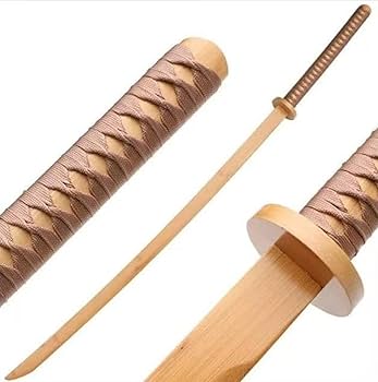 Amazon | tangcheng 素振り用木刀 鞘 剣穂付き 全長 140cm 竹製